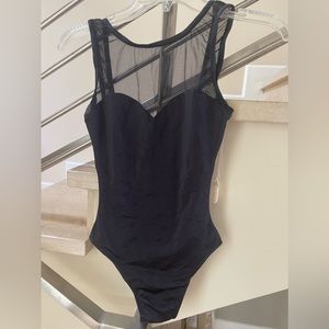 SUN STREAK ONE PIECE BLACK SWIMSUIT